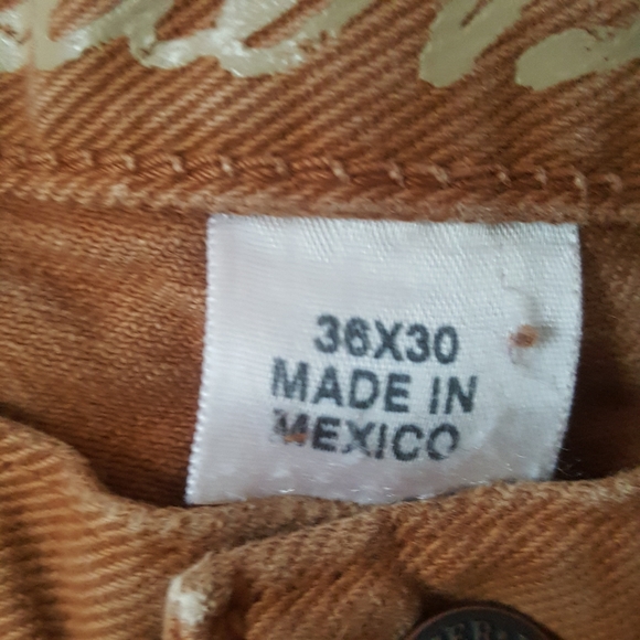 Mustard Eddie Bauer Jeans - Picture 3 of 3